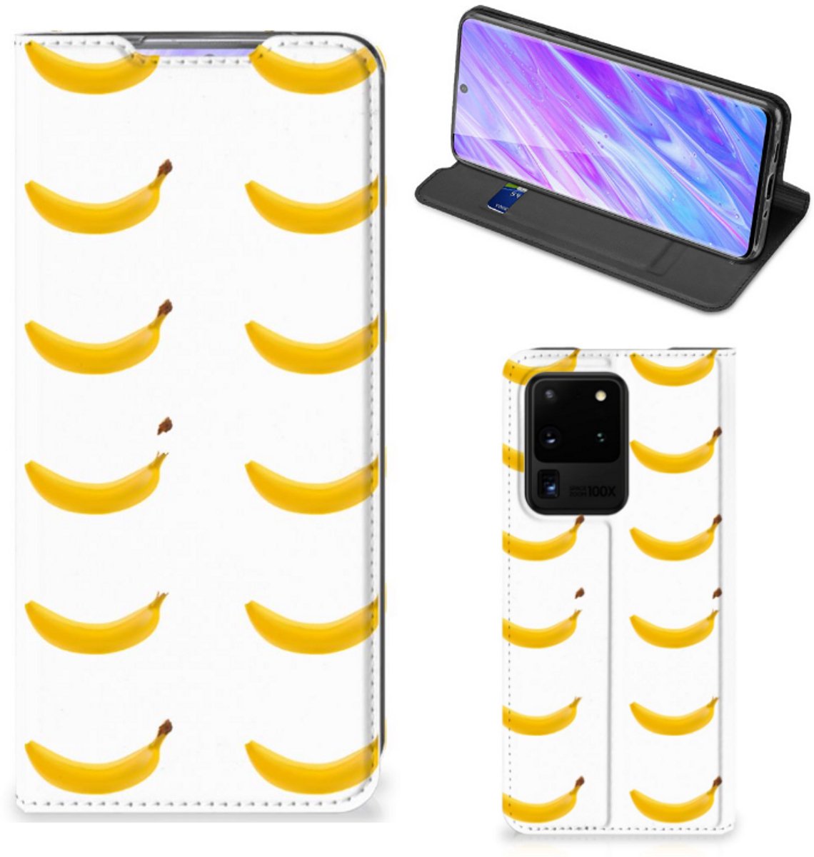 Samsung Galaxy S20 Ultra Flip Style Cover Banana