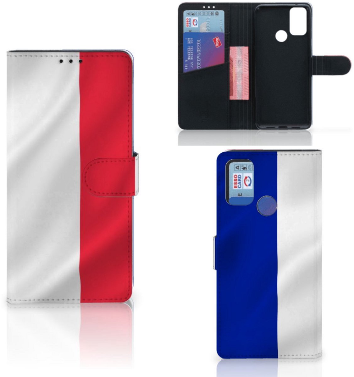 Book Case voor Alcatel 1S (2021) Bookstyle Case Frankrijk