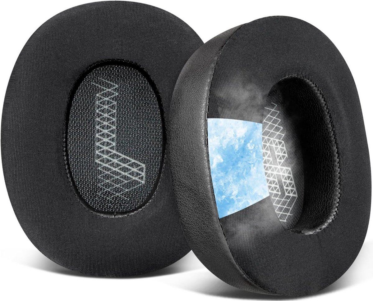 Verkoelende gel oorkussens voor draadloze over-ear hoofdtelefoons
