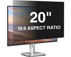 Privacyfilter Monitor 20 Inch 16:9 met Blauwlichtfilter en Antireflectie