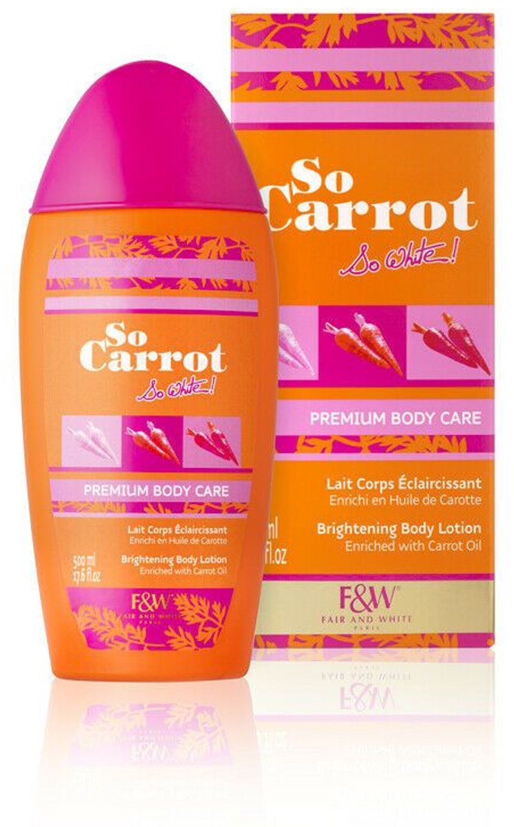 Fair and White So Carrot Brightening Body Lotion 500 ml