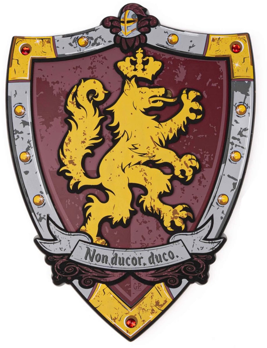 Great Pretenders - Ridder-schild honour van schuim - Grijs