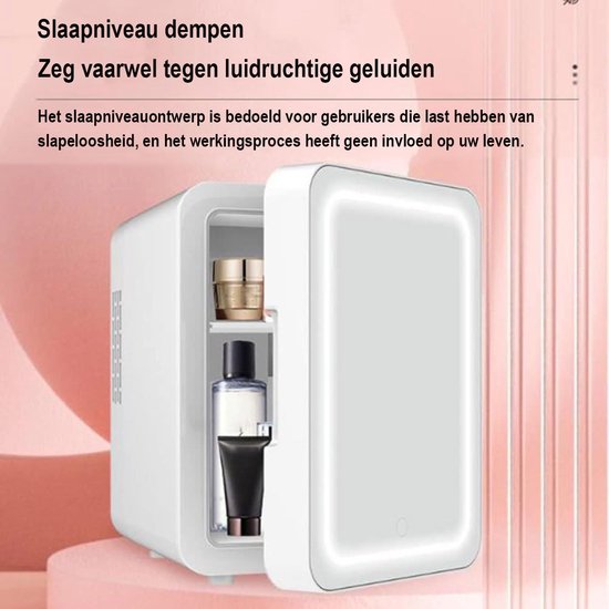 EAFC - Skincare Fridge - Mini Koelkast - Inclusief E-Book - Skincare Koelkast - Make-up Koeling - 4 Liter van eafc — afbeelding 2