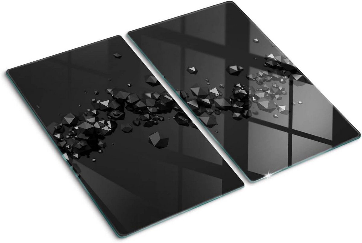 Hittebestendige Snijplank van Gehard Glas 2x30x52cm - Non-slip Keukenachterwand
