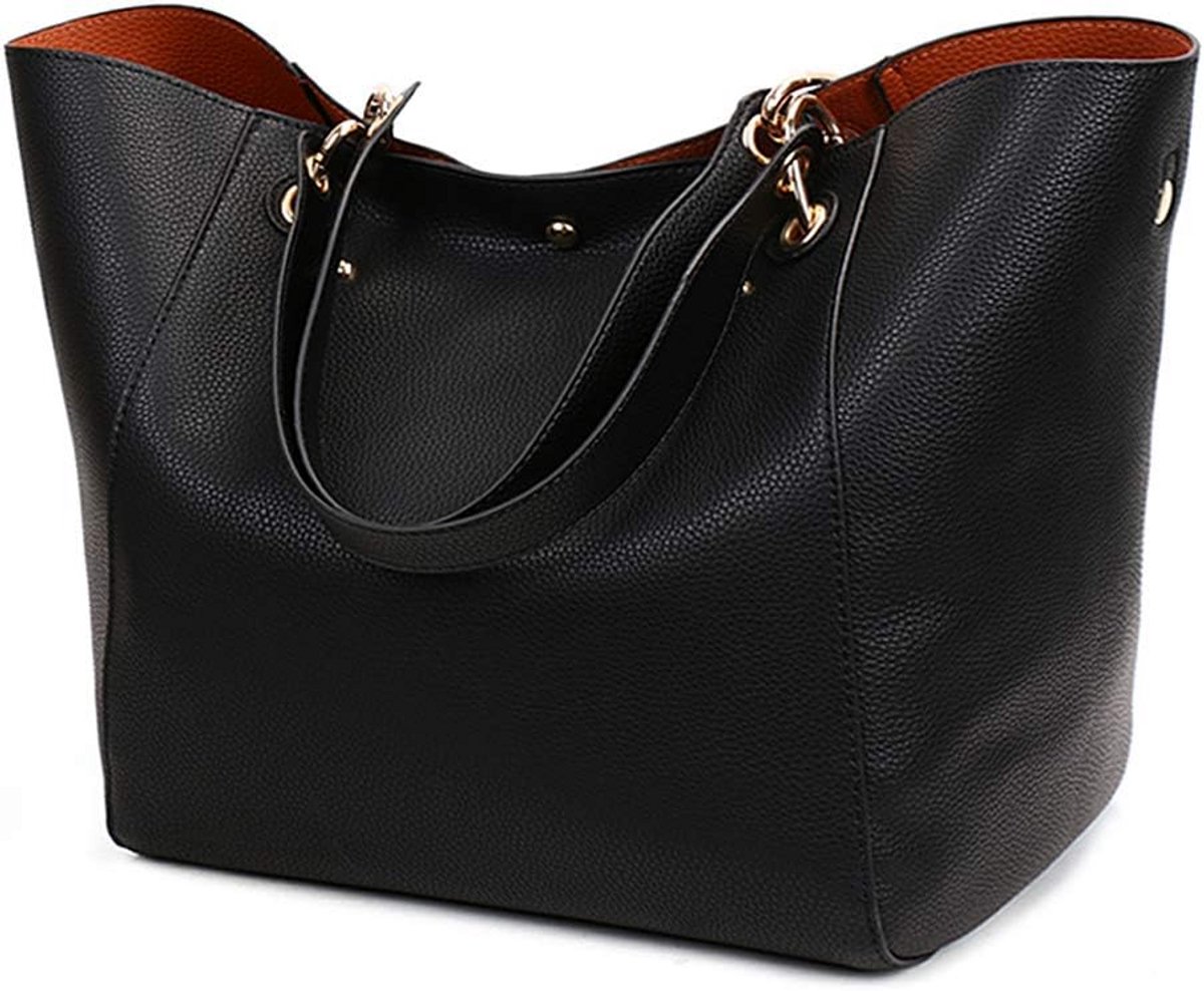Luxe PU Leren Handtas voor Dames - Waterdichte Schoudertas en Tote Bag