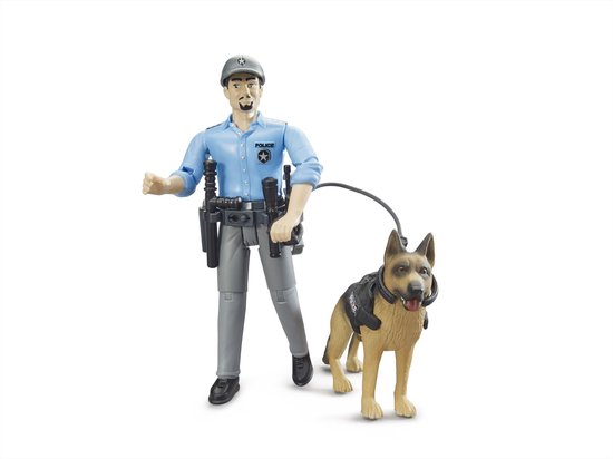 Politieagent met hond van Bruder van Bruder — afbeelding 3