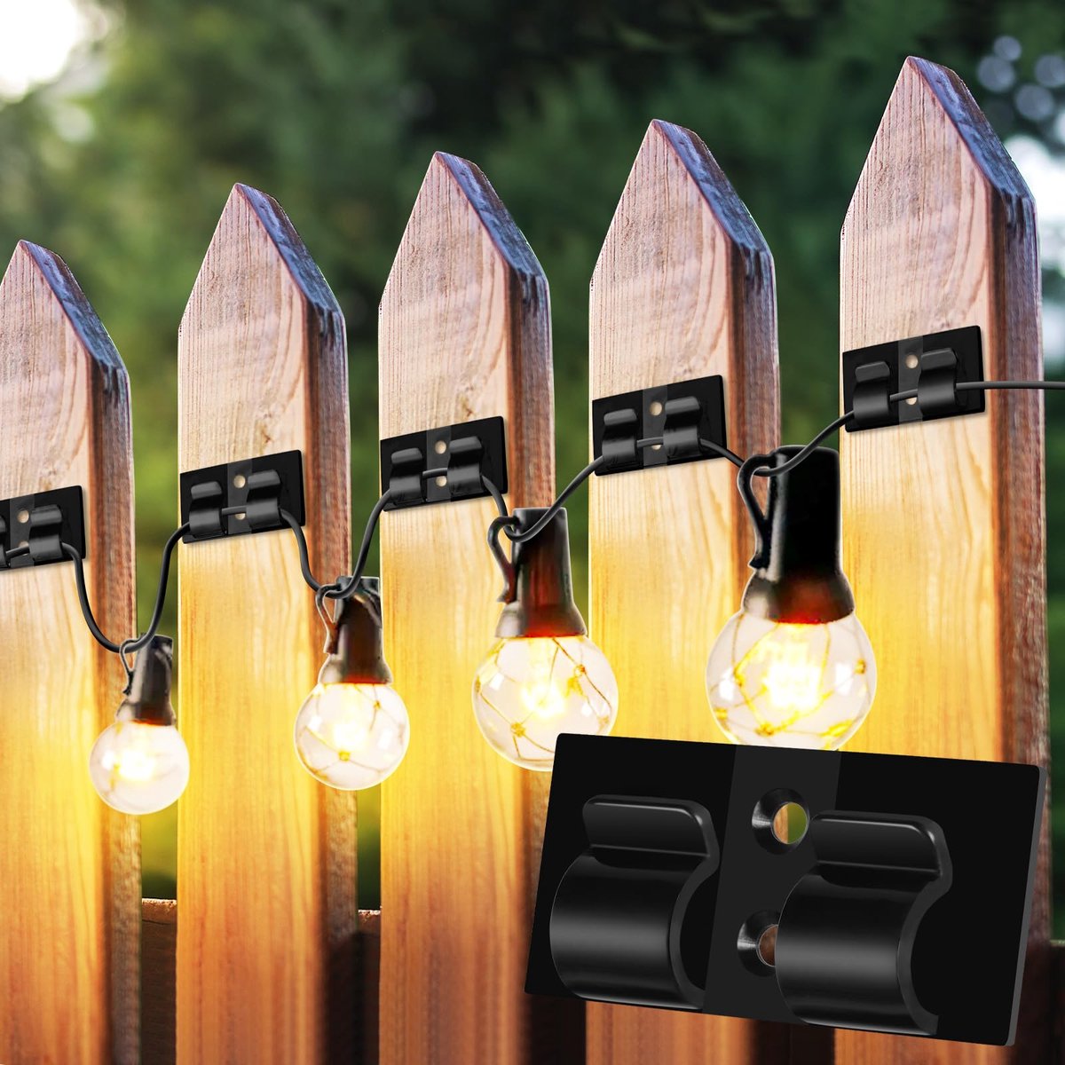 Licht Cliips voor Buiten - Waterdichte Hechting - 15 Stuks