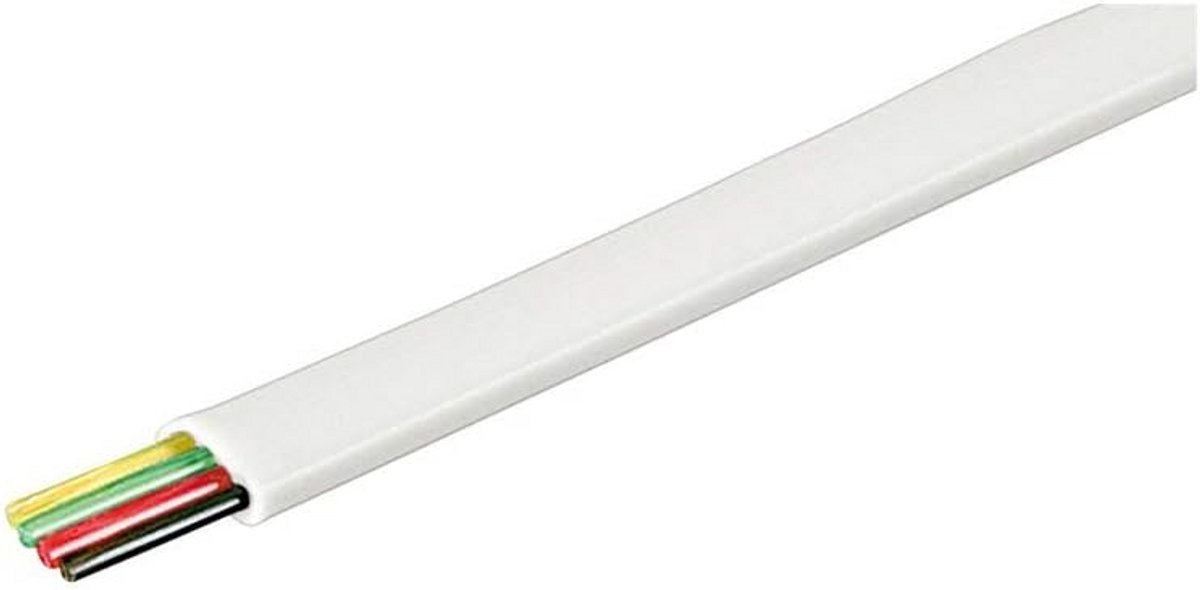 Telefoon Kabel Rol 100m Plat Koper Draad