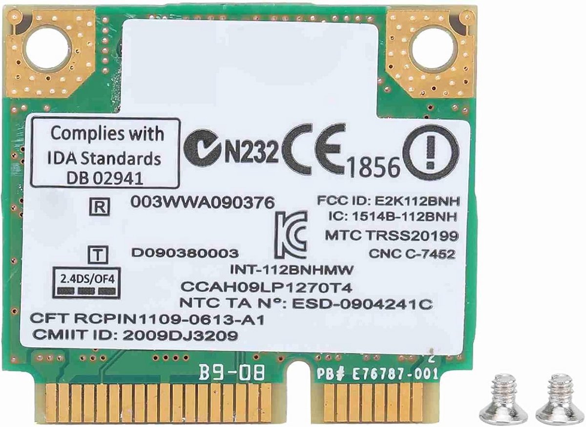 Draadloze Mini PCI-E Netwerkkaart 300 Mbit/s WLAN Adapter 802.11 B/G/N voor Laptops