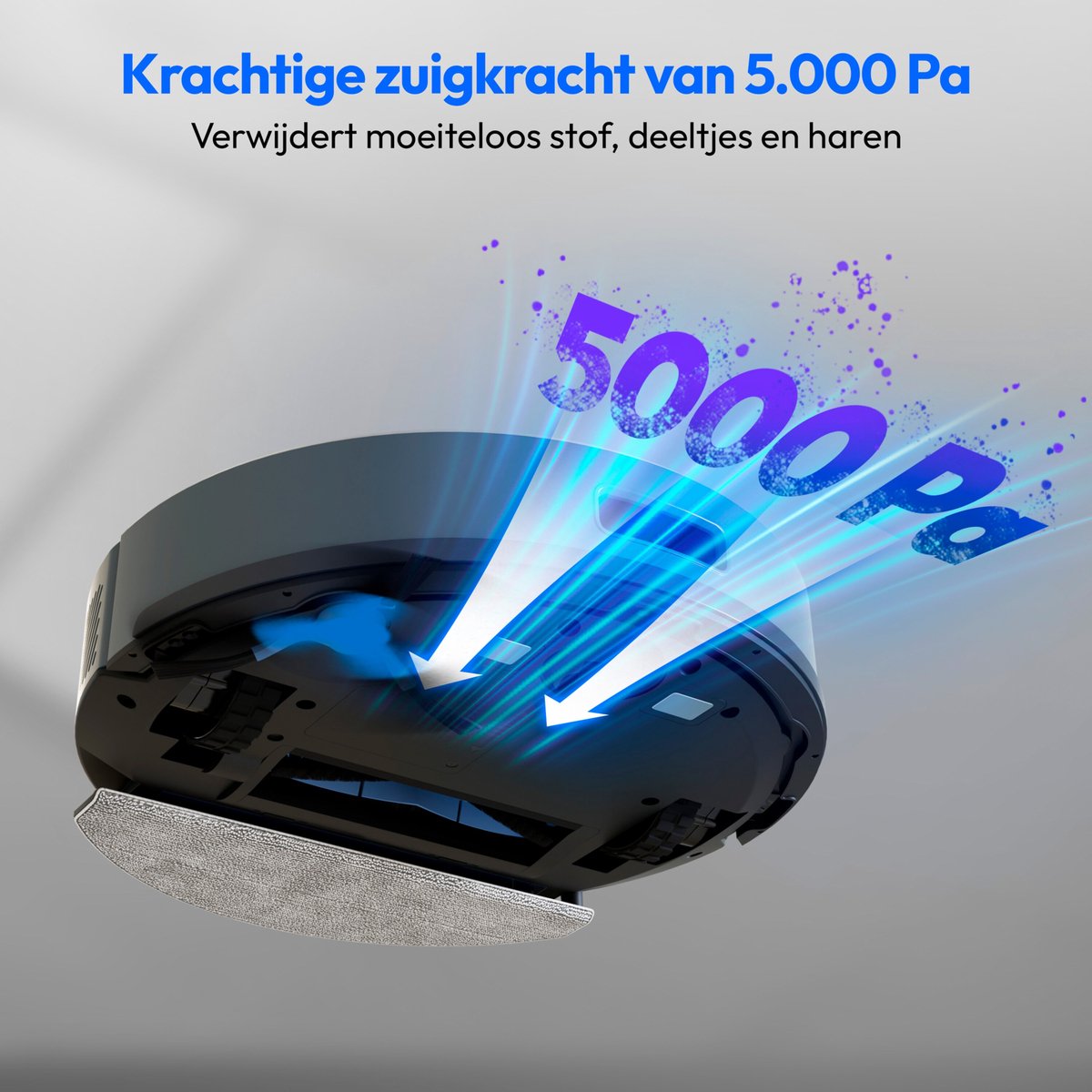 Medion X22 SW+ Robotstofzuiger met Dweilfunctie en Lasernavigatie - afbeelding 3