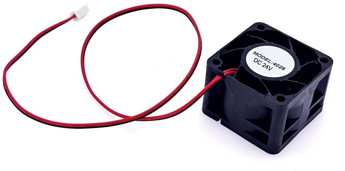 Krachtige 40x40x28 mm DC 24V Mini Koelventilator 14300 RPM voor Elektronica en 3D-printers