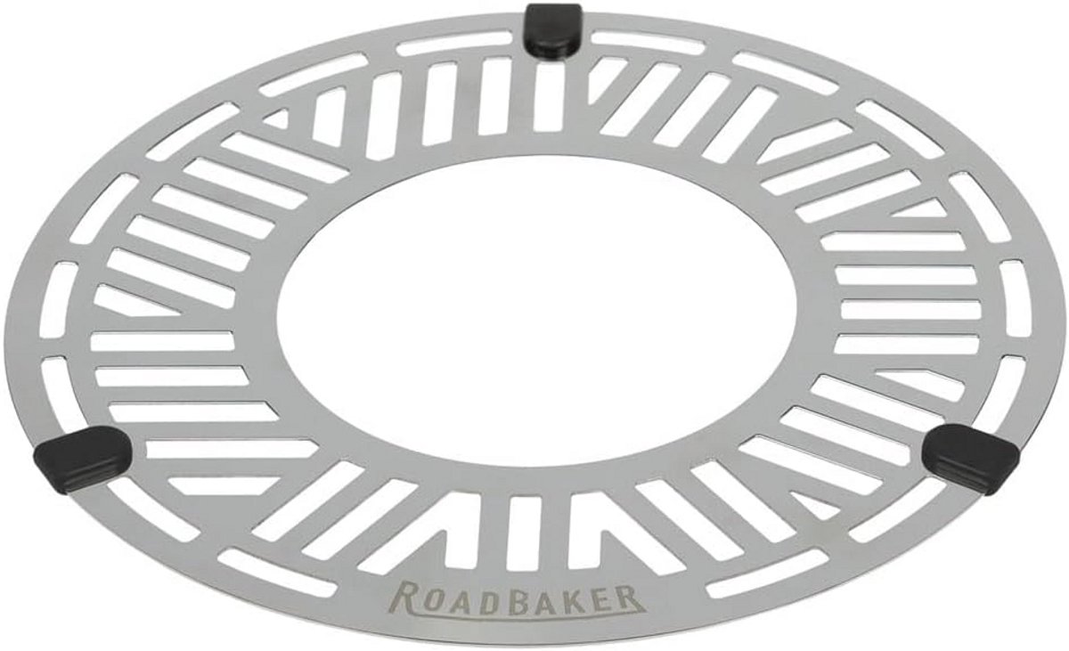 Baking Grid with Silicone Edge Protection for Portable Ovens and Roasting Pans