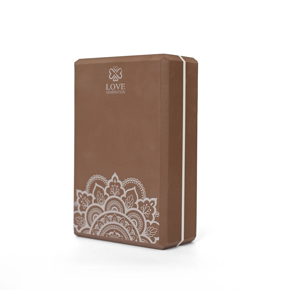 Love Generation - Foam Yogablok - Mandala - Blissful Brown