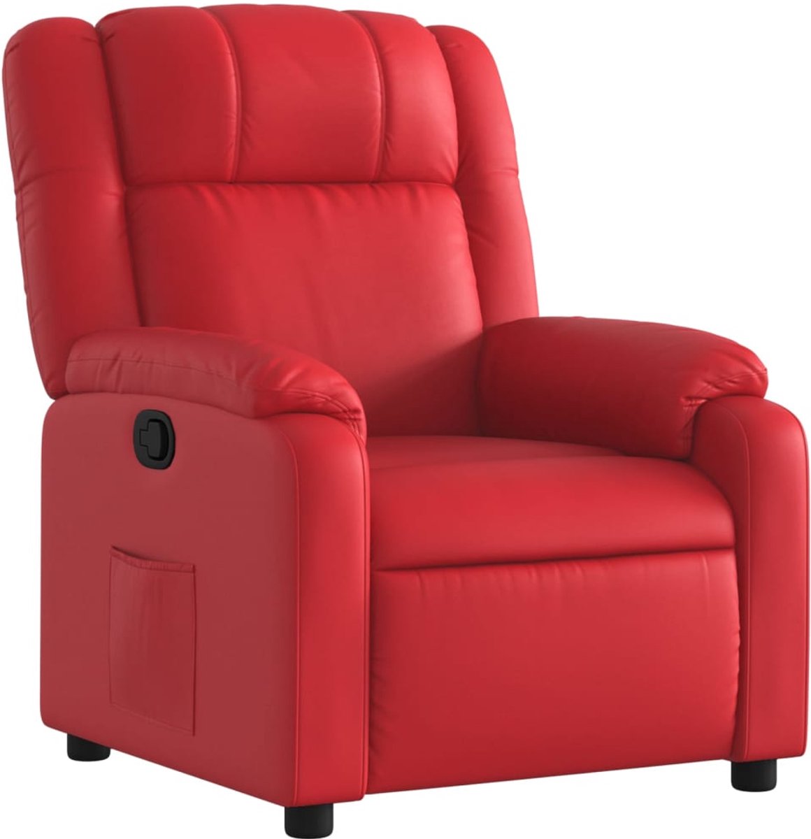 vidaXL Fauteuil - verstelbaar - kunstleer - rood
