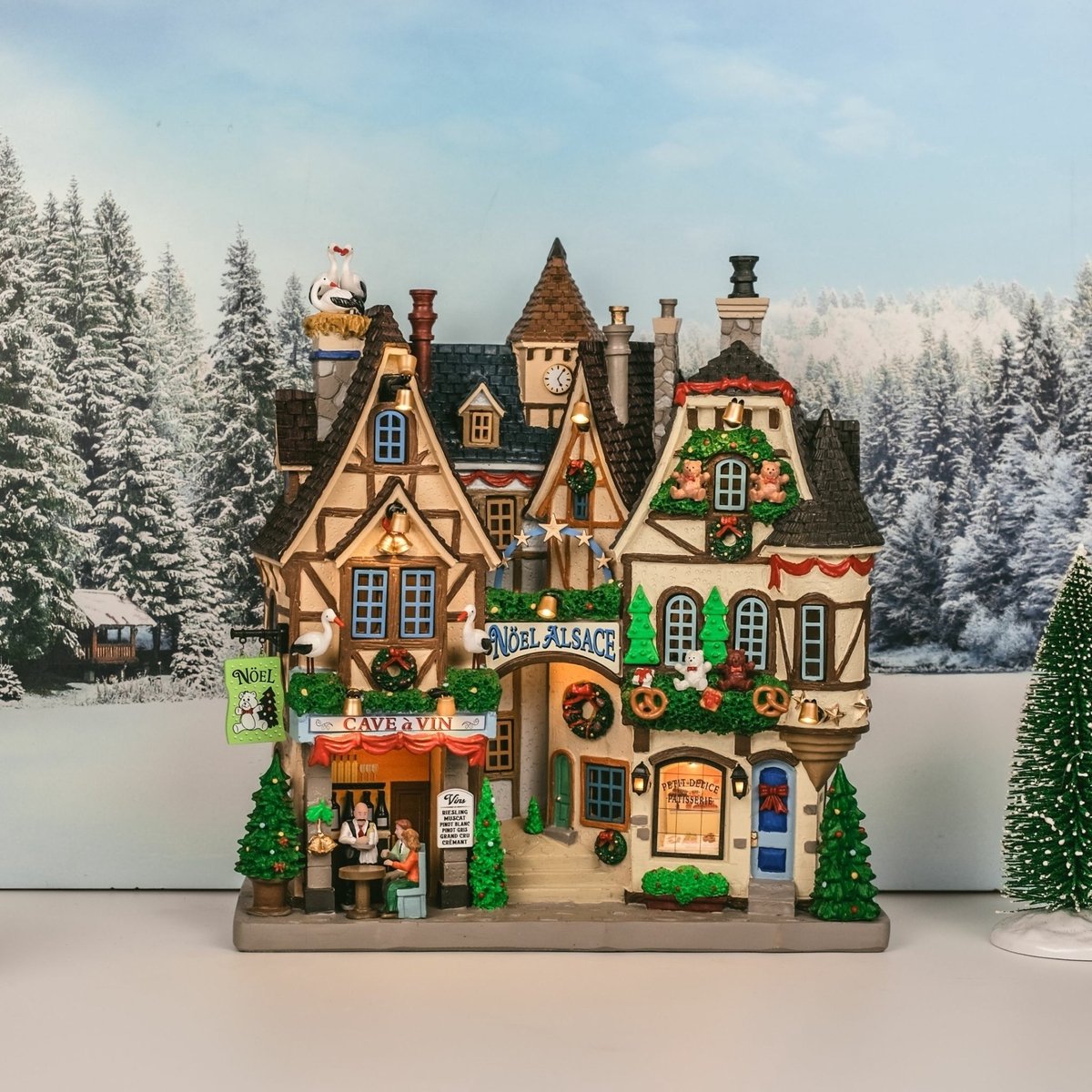Noëlさま　6点 Lemax Noel Alsace - Caddington Village Facades - Met verlichting | bol