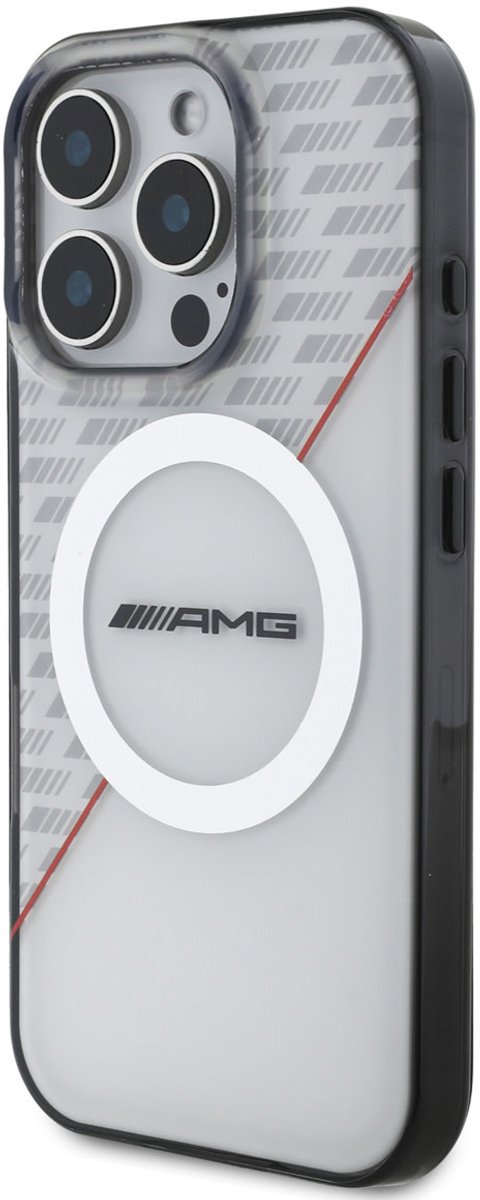 AMG Back cover - iPhone 16 Pro - Transparent - Magsafe - Double Layer - Sportief Design