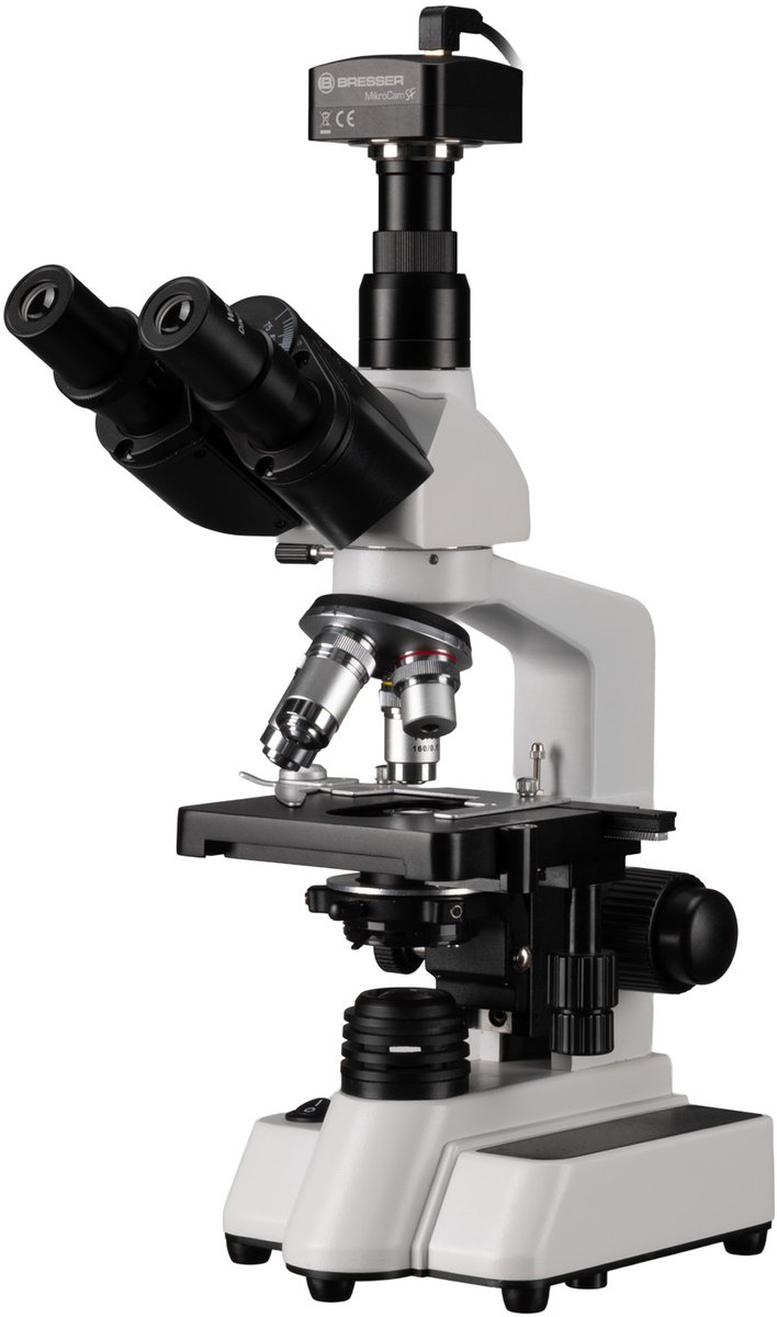Bresser Microscoop - Researcher Trino - 40x-1000x - Incl. MicroCam SF Full HD