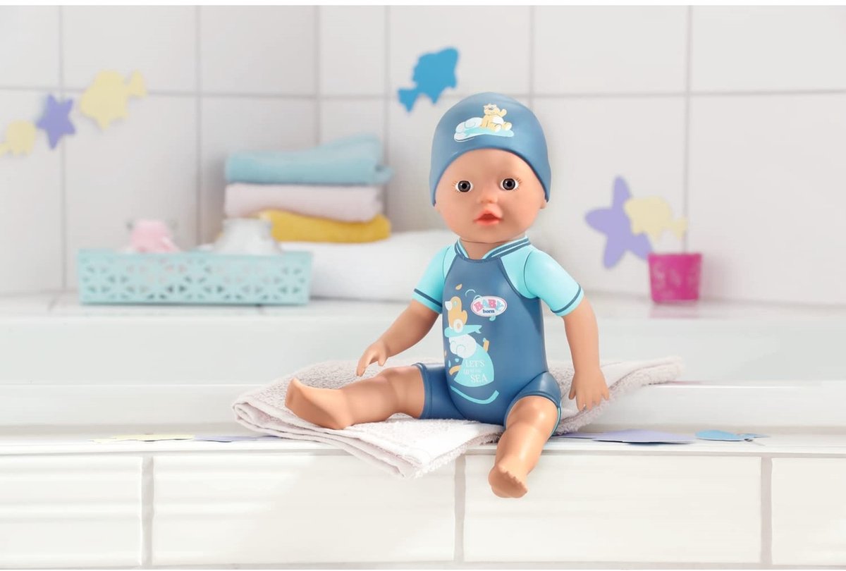 BABY born My First Swim Jongen - Babypop 30 cm — afbeelding 3