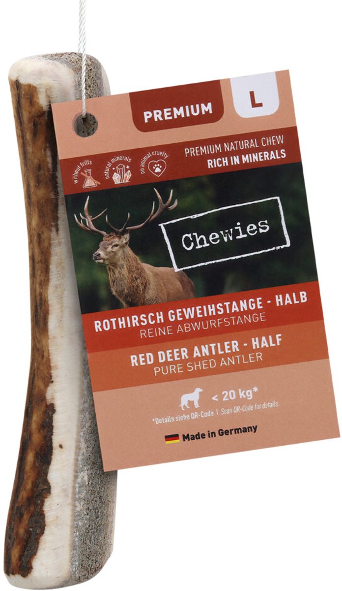 Chewies Edelherten Gewei Stang L Half 140 gr