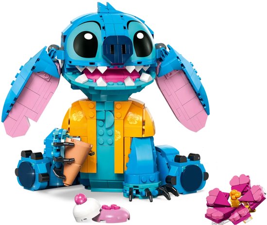 LEGO ǀ Disney Stitch, Jouet de Construction pour Enfants, Set avec Cornet de Glace, Figurine à Construire, Idée Cadeau pour Les Filles et Garçons Dès 9 Ans Fans du Célèbre Film Lilo et Stitch 43249