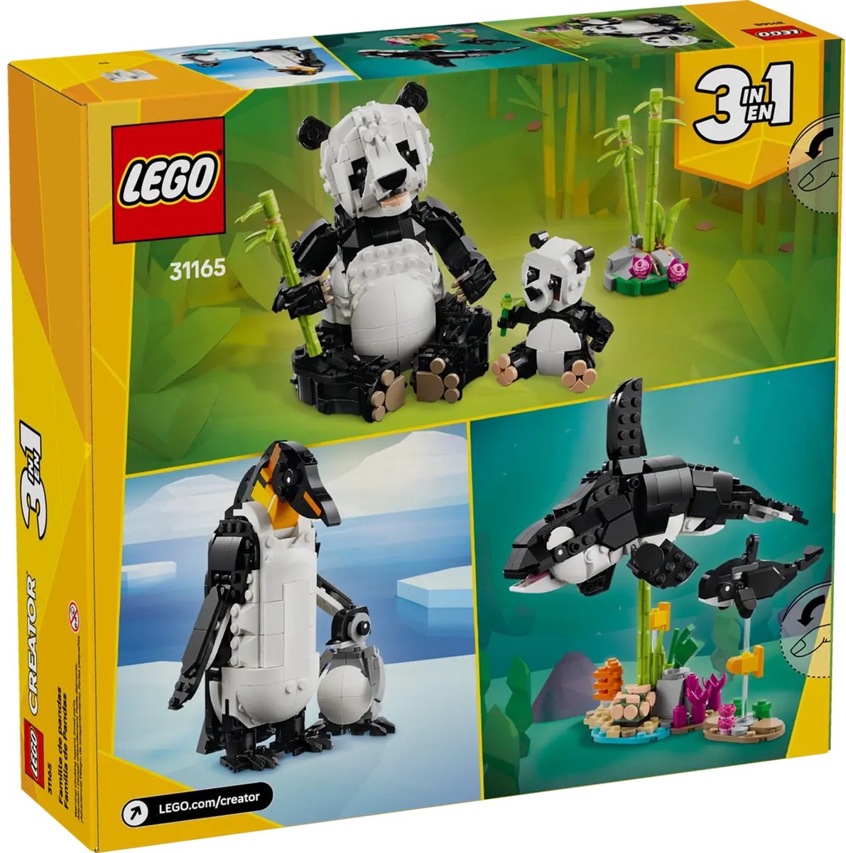 LEGO Creator 3in1 Wilde dieren: pandafamilie - 31165 — afbeelding 19