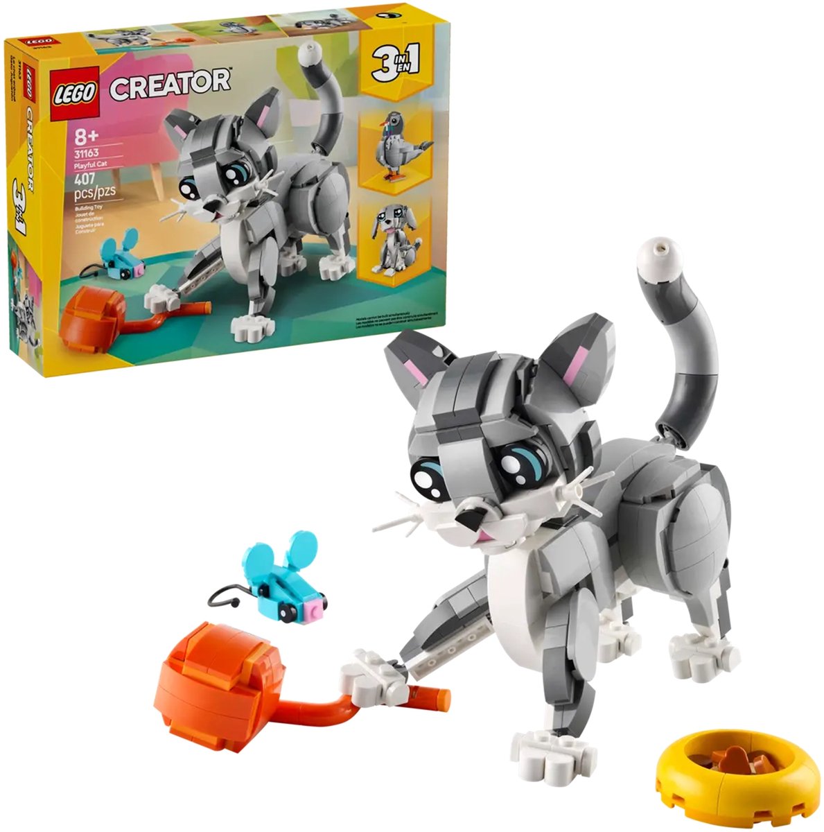 LEGO Creator 3in1 Speelse kat dieren - 31163 — afbeelding 23