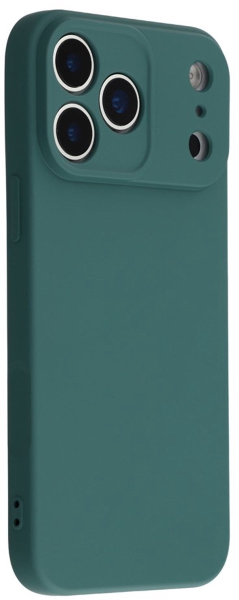 Amorus Hoesje - Geschikt voor iPhone 17 Pro Max Hoesje - Amorus Colour TPU Back Cover - Everglade Green