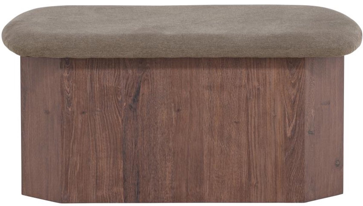 Svea Petrovic poef - 59 x 88 cm - bruin