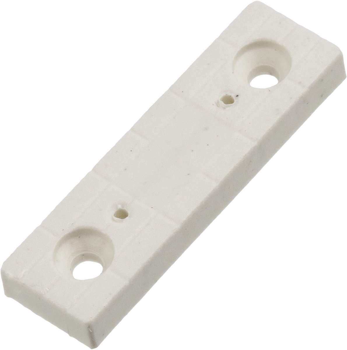 K35782 - Set van 20 glijders - 54x16x6 mm - Plastic - Wit - Voor meubels en vloeren