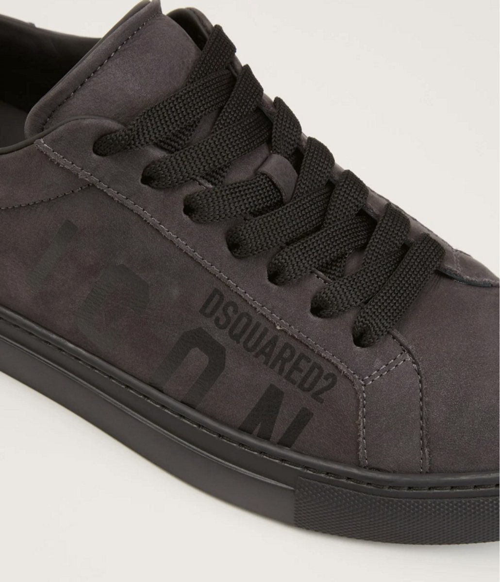 Dsquared2 sneaker van nubuck - Donkergrijs - Maat 41