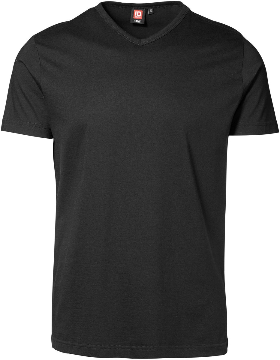 Kentaur T-Time T-shirt V-neck ID0514 5014-575 - Black - M