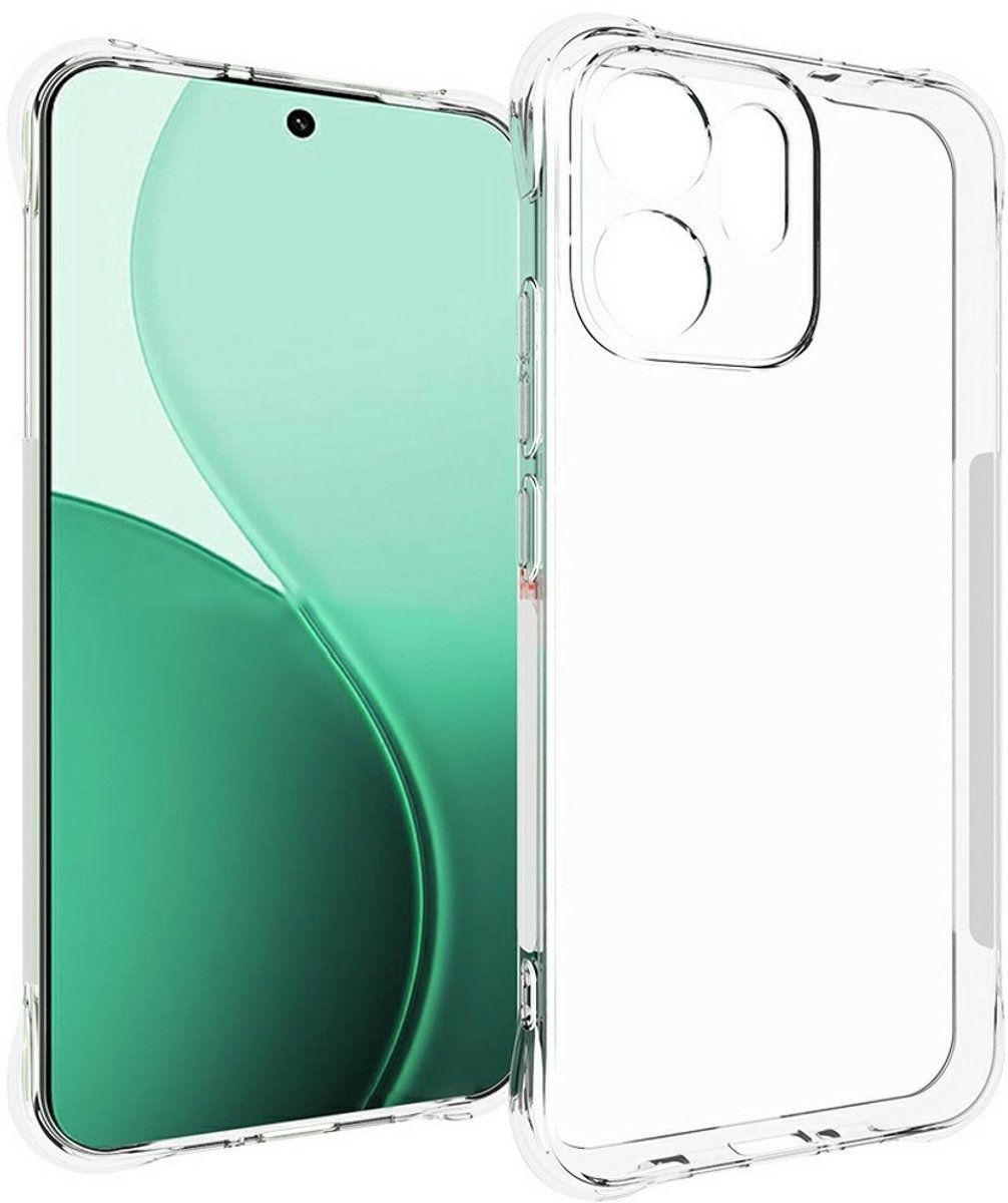 Coverup Hoesje - Geschikt voor OPPO Reno14 Hoesje - Coverup TPU Back Cover met AirBag Corners - Transparant