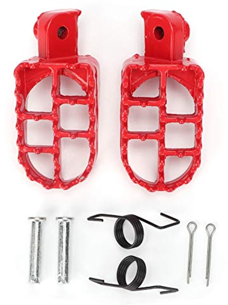 Motorfiets Voetsteunen Kit 2 Stuks - Universeel Aluminium - Antislip & Duurzaam