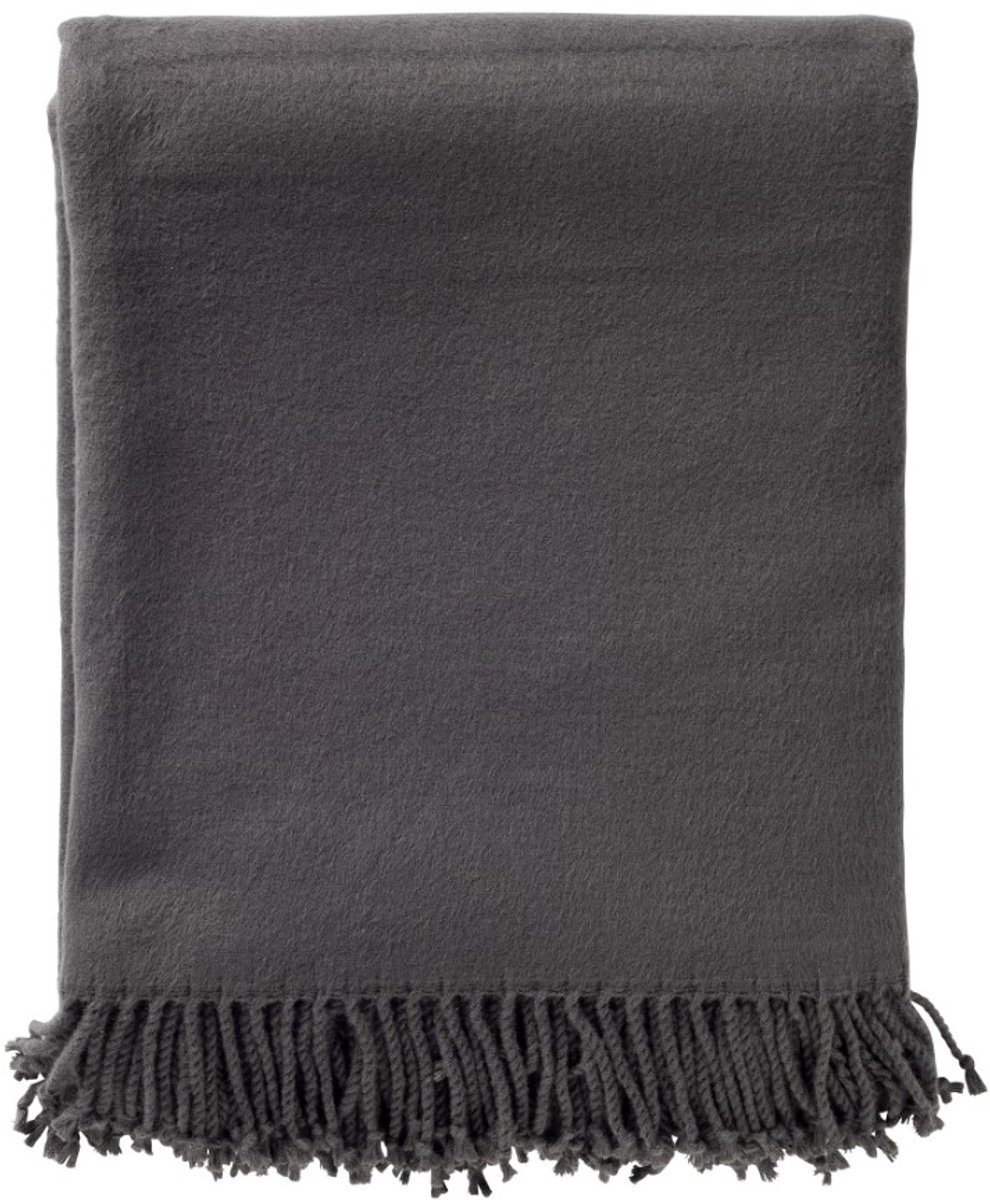 ANNABELLA | plaid 150x200 cm | Charcoal Gray | antraciet | Hoii