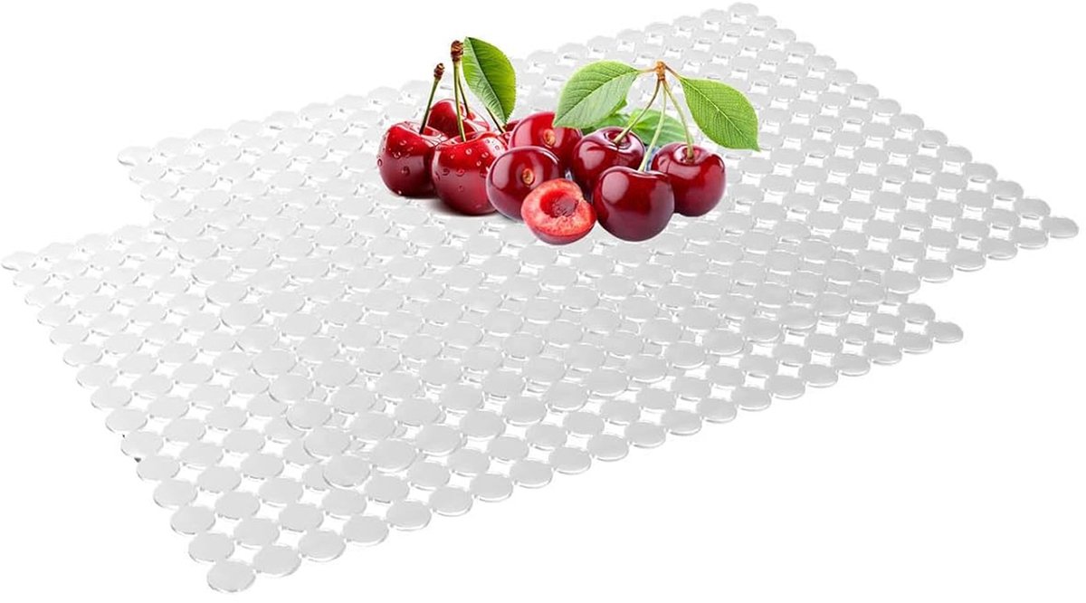 Peysaitr - Gootsteenmat - Gootsteen Beschermer - afdruipmat voor servies - Keuken Accessoires - PVC milieuvriendelijk - Transparant - 30x40 cm - 2 stuks