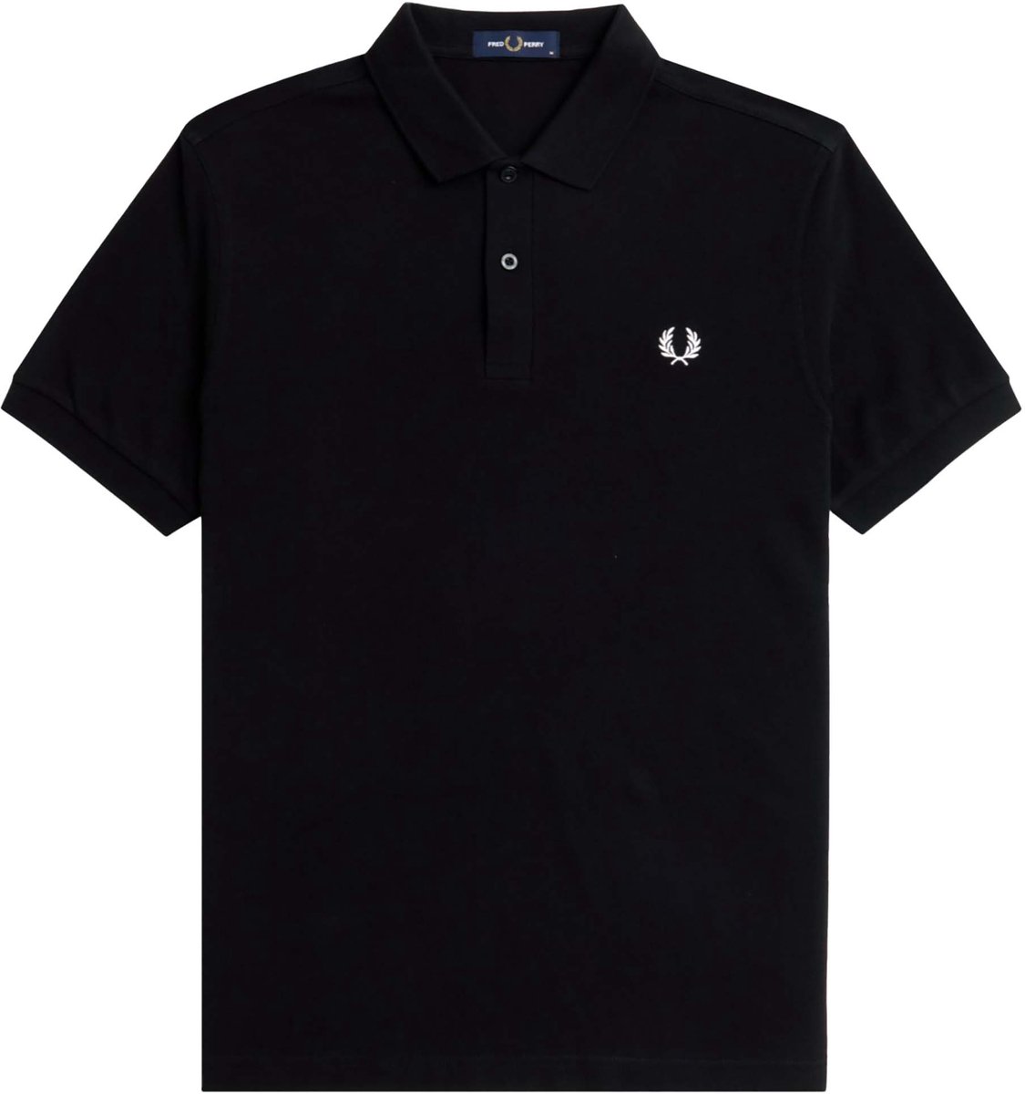 Fred Perry Polo Plain – Heren Zwart
