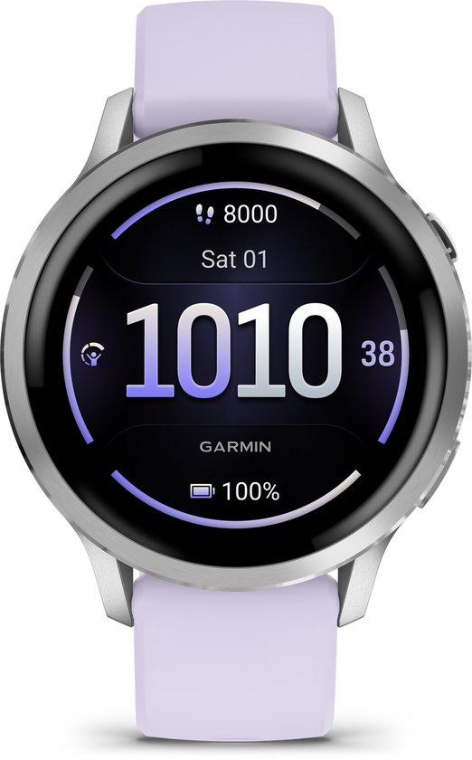 Garmin Venu 4 Zilver/Paars 41 mm