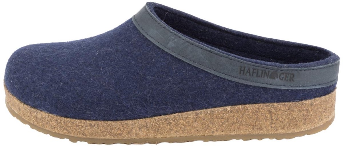 Haflinger Grizzly Torben - Pantoffels Dames - Pantoffels Heren - Jeans - Maat 40