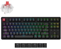 Keychron C3 Pro 8K toetsenbord red switch USB QWERTY Engels zwart