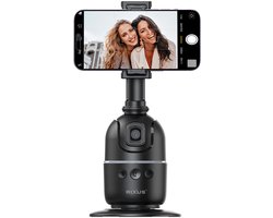 Rixus RXAG03 Auto Face Tracking For Vlog, Video, Tik Tok Black
