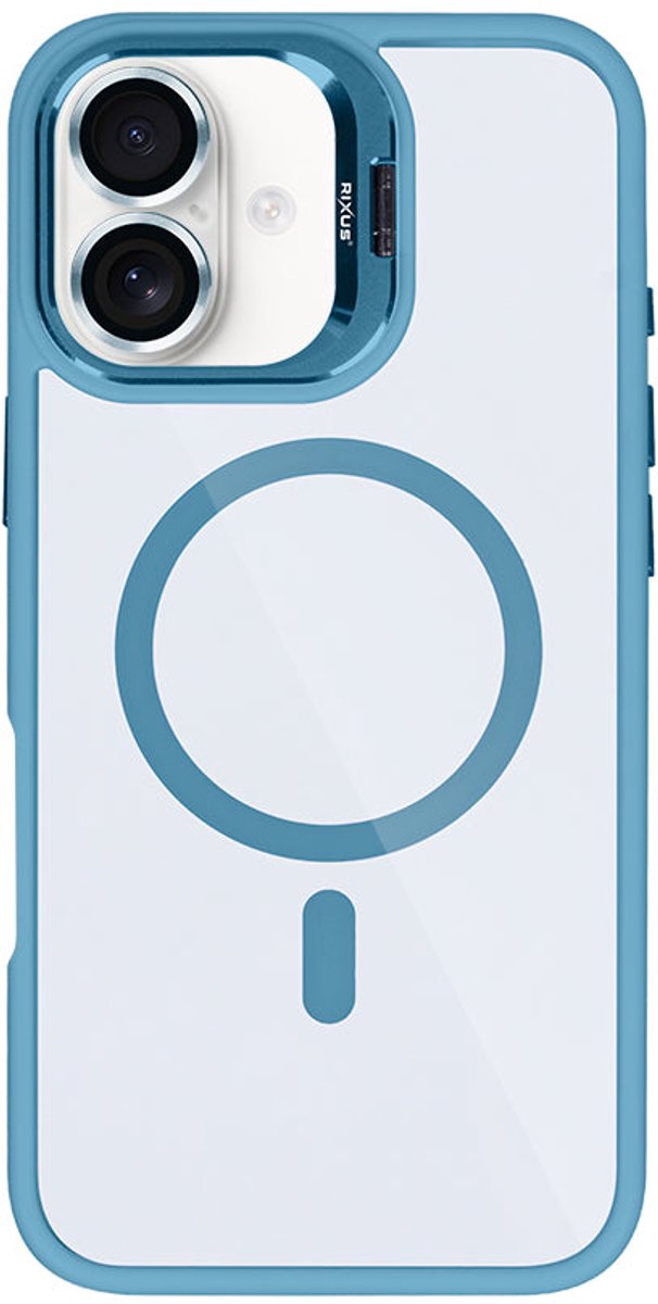 Rixus Classic 03 Case With MagSafe For Apple iPhone 16 Light Blue