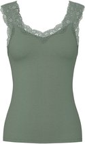 Pieces Top Pcbarbera Lace Top Jrs Noos Bc 17106017 Castor Gray Dames Maat - S