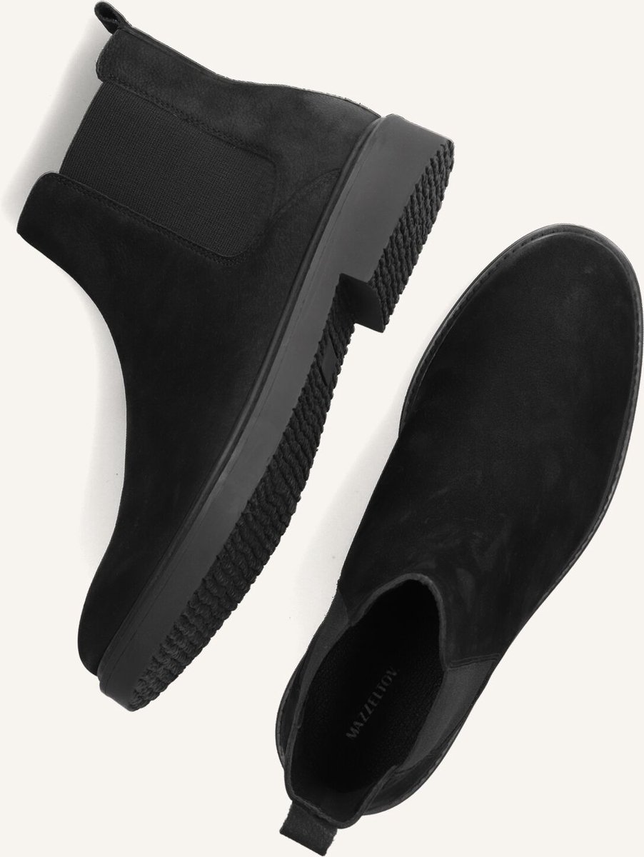 Mazzeltov Hudson M Boots Heren - Zwart - Maat 40