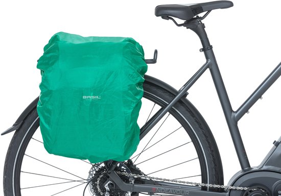 Basil Discovery Dubbele fietstas - Zwart - 18 Liter van Basil — afbeelding 2
