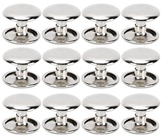Godneei 200 stuks klinknagels voor kleding, leer, schoenstekers