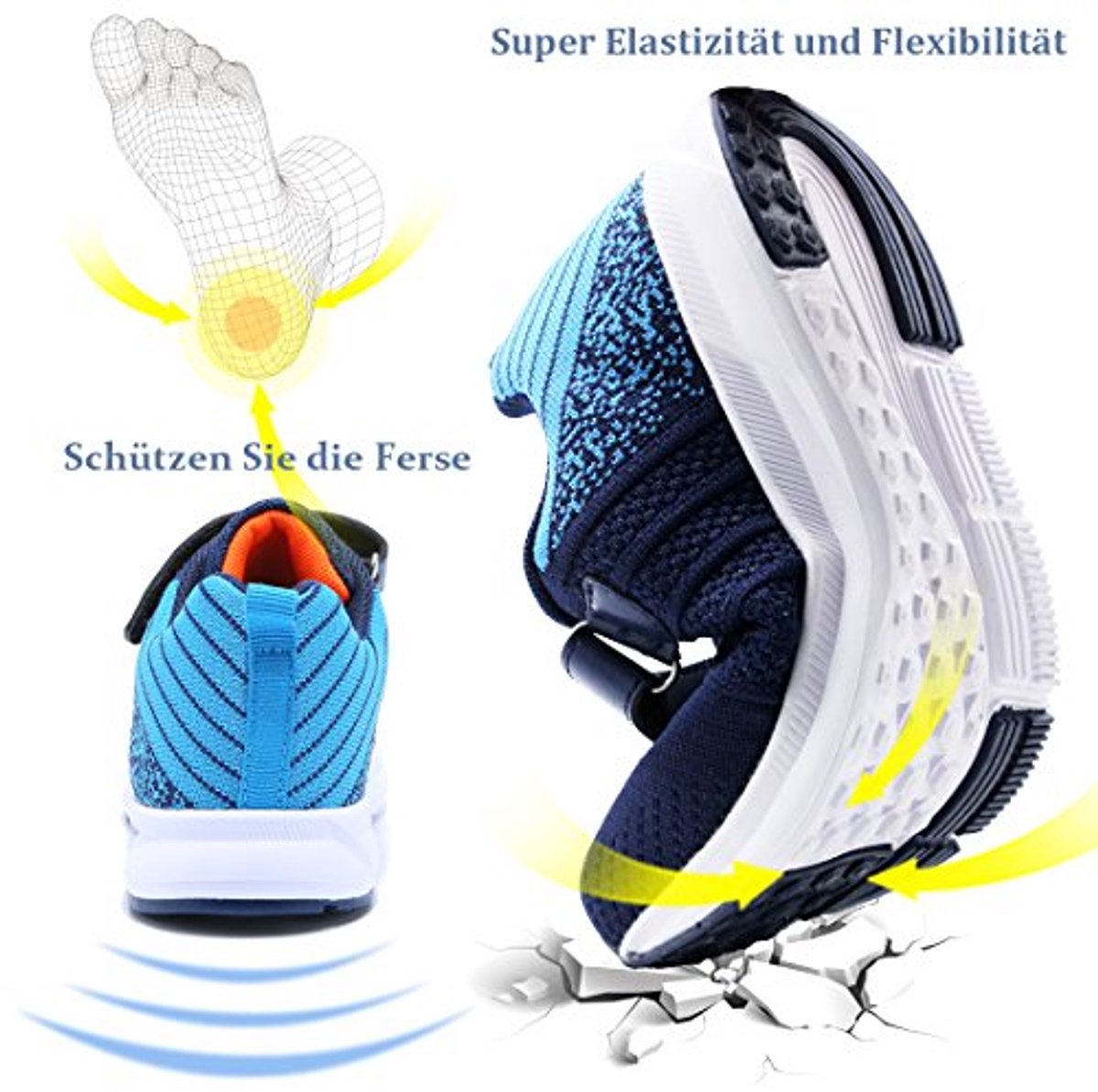 Lichtgewicht Ade d Loopschoenen voor Kinderen Unisex Sportschoenen
