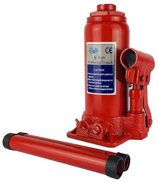 Cric hydraulique pour voiture, 6 tonnes - Solution fiable et robuste pour un entretien facile