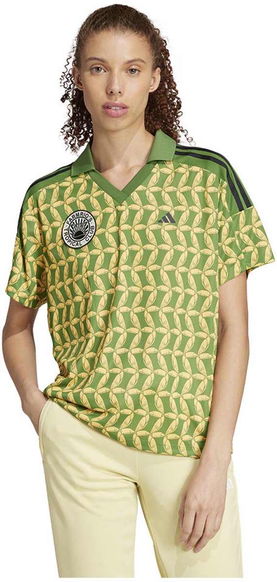 Adidas X Farm Overhemd Met Korte Mouwen XS Vrouw Groen