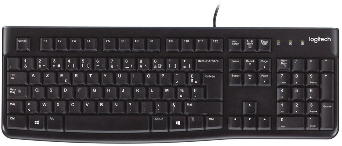 LOGITECH Keyboard K120 for Business Bedraad Toetsenbord Zwart