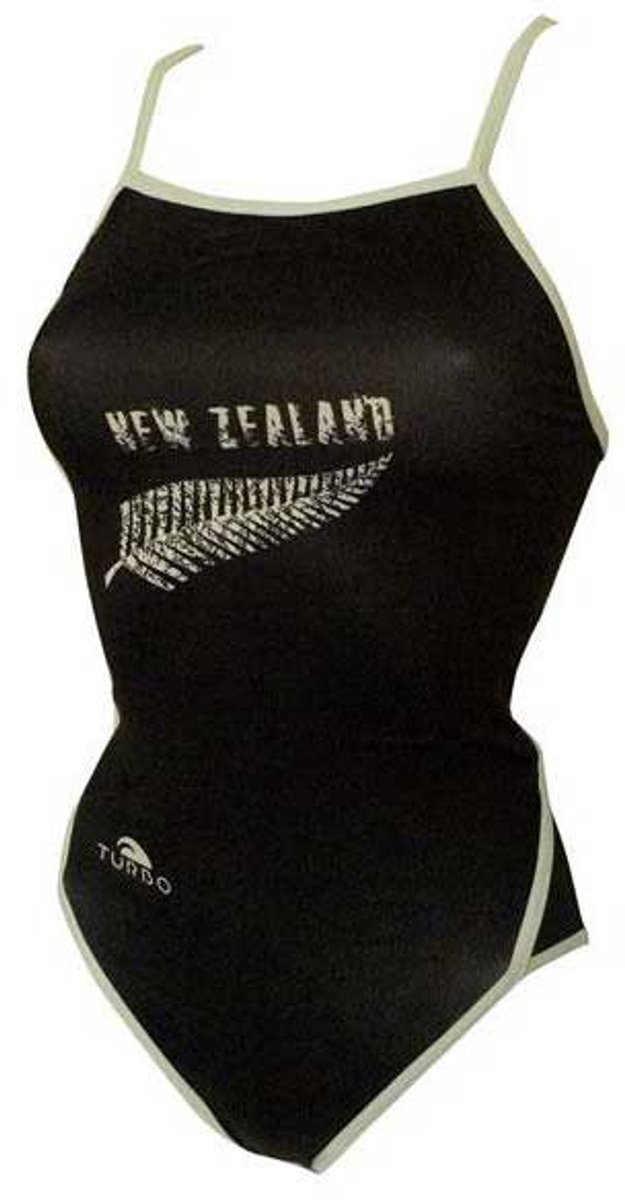 Turbo New Zealand Zwemkleding Zwart 4XL Vrouw Black